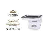 Sargas Solar Wall Light large, tuinverlichting