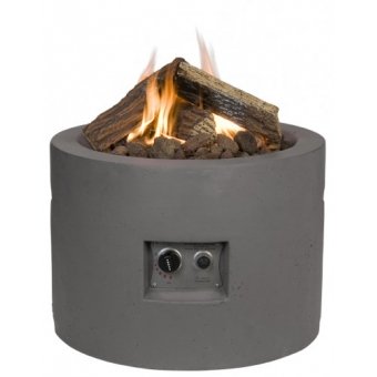 Happy Cocooning vuurtafel rond (taupe)