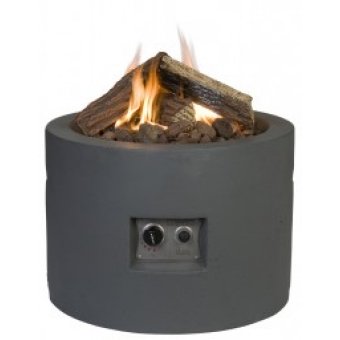 Happy Cocooning vuurtafel rond (antraciet)