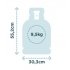OneQ Gasfles - 6kg / 9.5kg